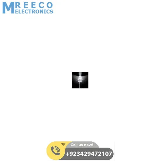 5mm White Led Light Bulb - Front View