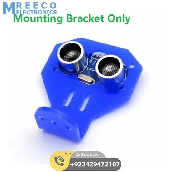 Ultrasonic Distance Sensor Mounting Bracket Holder Stand - Front View