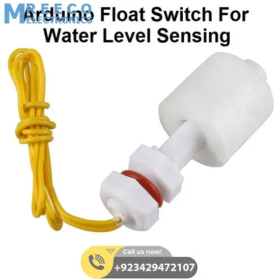 P45 Vertical Mount Float Switch For Water Level Sensing - Front View