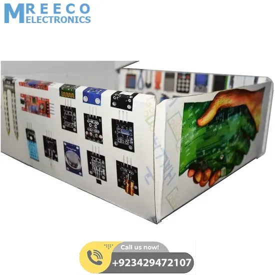 Beginner Arduino Uno Starter Kit - Side View