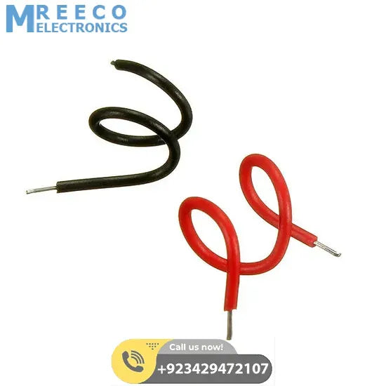 Vero Board Breadboard Jumper Cable Dupont Wire Electronic Wires Black Red Color - Bottom View