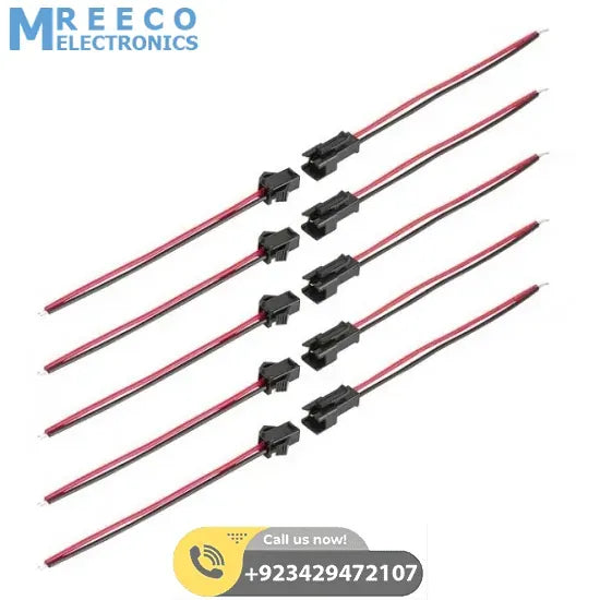 2 Pin SM JST Connector - Back View