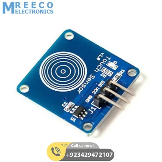 TTP223B Capacitive Touch sensor Module In Pakistan - Front View