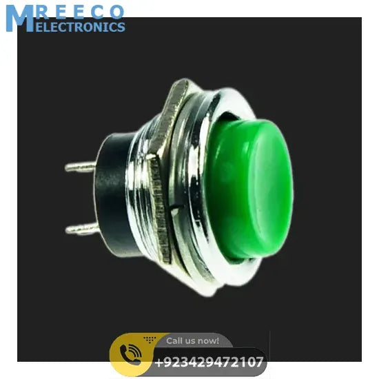 Momentary SPST Cap Push Button Switch AC 6A 125V 3A 250V LWUS - Side View