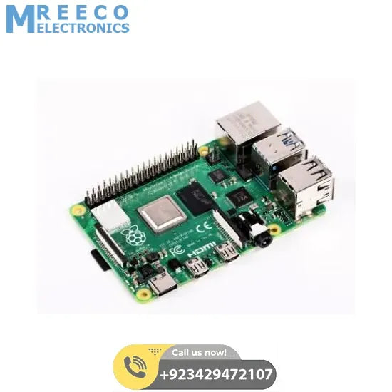 Raspberry Pi 4 2GB RAM - Side View