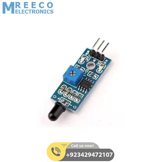 IR Flame Sensor Module in Pakistan - Side View