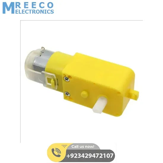 DC3V 6V DC Gear Motors In Pakistan - Front View