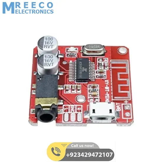 MP3 Bluetooth 4.1 5V Decoder Car Speaker Audio Stereo Amplifier Board Module - Back View