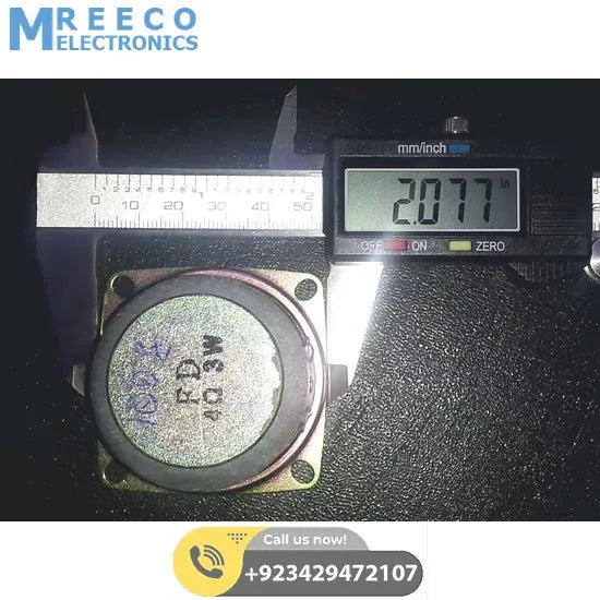 4 Ohm 3 Watt Speaker In Pakistan - Back View