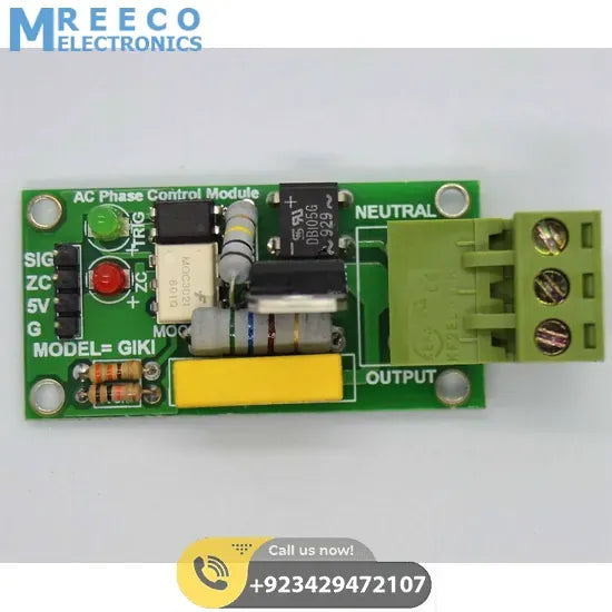 Arduino 1 Channel Triac Module With Zero Crossing Sensor - Side View