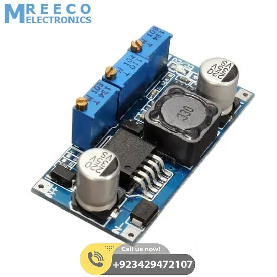 LM2596 DC-DC Step Down CC CV Power Supply Module LED Driver Battery Charger Adjustable LM2596S Constant Current Voltage - Side View