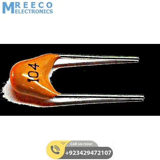 100nF Capacitor 104 Capacitor 0.1uF Capacitor In Paksitan - Side View