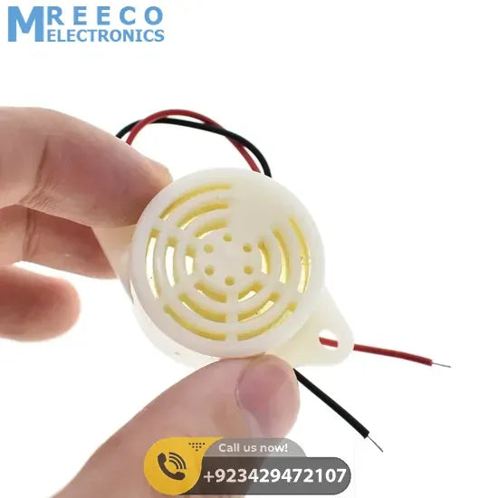 3 to 24V Electronic Buzzer Beep Alarm SFM-27 - Front View