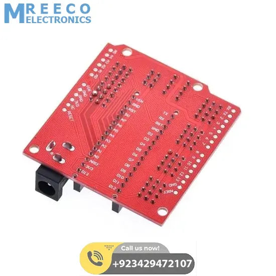 Arduino Nano Sensor Shield Nano I/O Expansion Board Prototype Shield - Top View