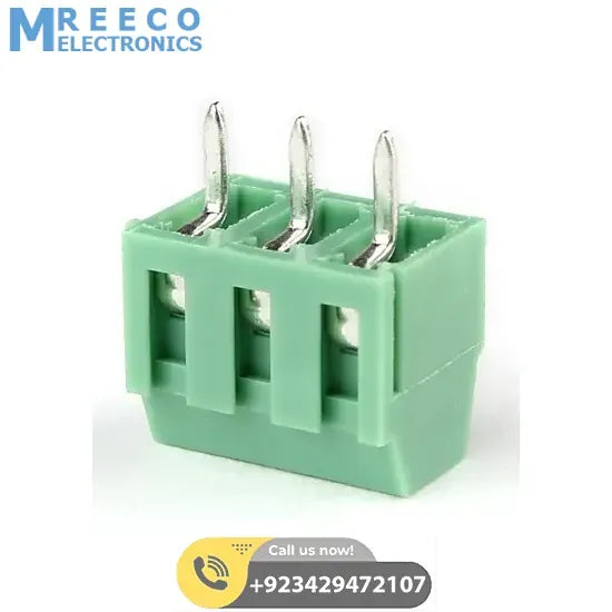 3 Pin Connector Tblock 3 Pin - Front View