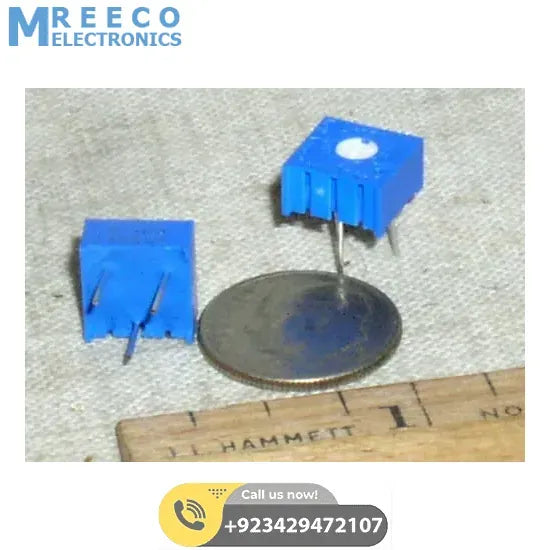 1K 3386 Single Turn Variable Potentiometer - Back View