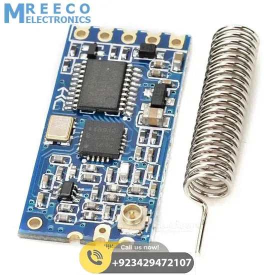 Original 433Mhz HC12 HC-12 SI4463 Wireless Serial Port Module in Pakistan - Front View