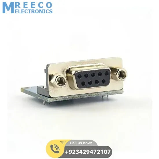 MAX232 RS232 to TTL Converter Module DB9 Serial Port Connector - Back View