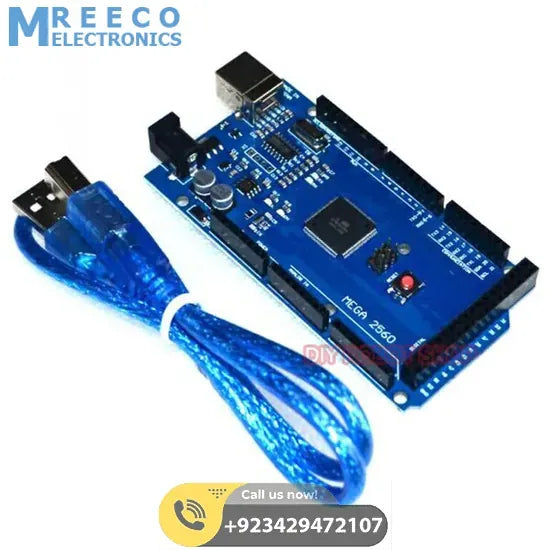 CH340 Arduino MEGA 2560 With Cable In Pakistan - Front View