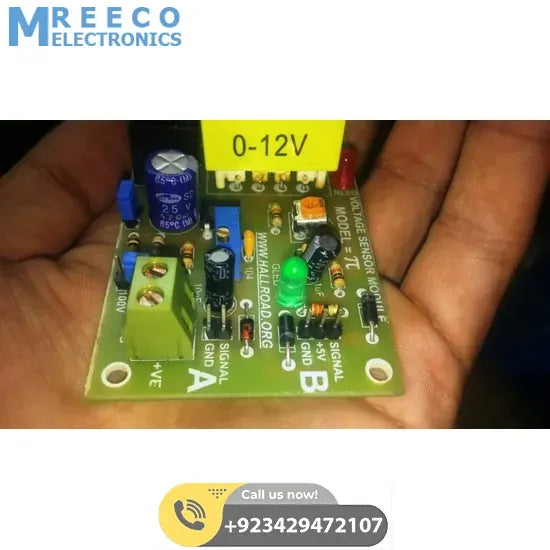 PT Module DC Or AC Voltage Sensing Module Arduino Ac voltage Sensor Module - Front View