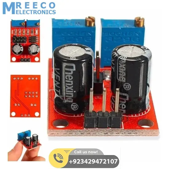 NE555 Pulse Frequency Duty Cycle Adjustable Module Square Wave Signal Generator - Top View