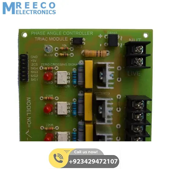 Arduino 4 Channel Triac Module With Zero Crossing Sensor in Pakistan - Back View