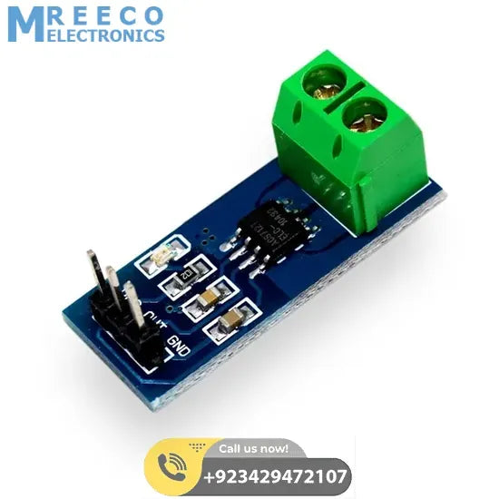 5A range Current Sensor Module ACS712 in Pakistan - Side View
