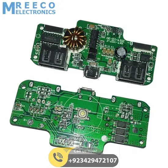 Amazon Replacement Dual USB 5V 3A Power Bank Module - Side View