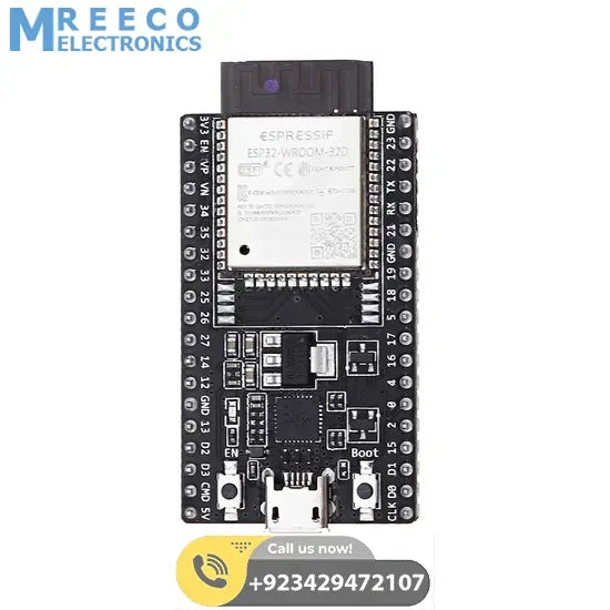 Espressif ESP32 WROOM 32D Development Board ESP32D ESP 32D - Side View
