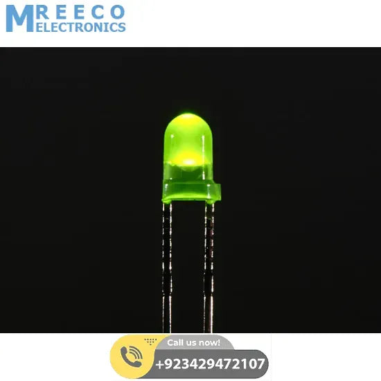 3mm Green LED - Front View