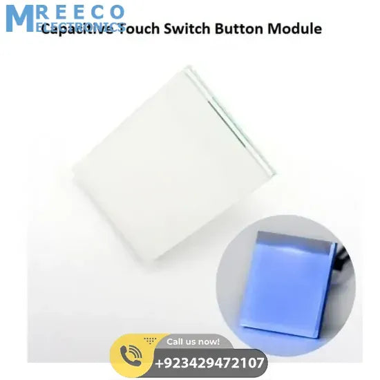 HTTM Capacitive Touch Switch Button Module - Front View