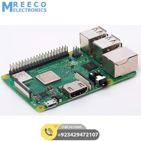 Raspberry Pi 3 Model B+ In Pakistan Raspberry Pi 3 B+ - Side View
