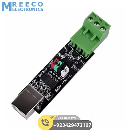 Industrial FT232 USB To RS485 TTL Serial Converter Adapter Module - Side View