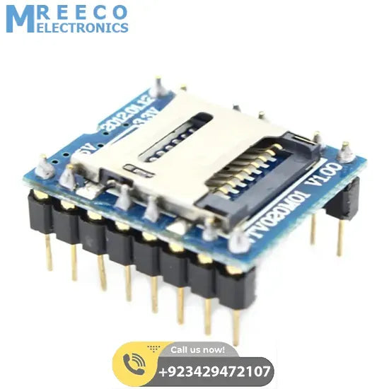 WTV020SD-16P music module Mp3 Module For Arduino in Pakistan - Front View