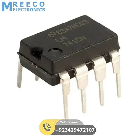 LM741 Operational Amplifier - Front View