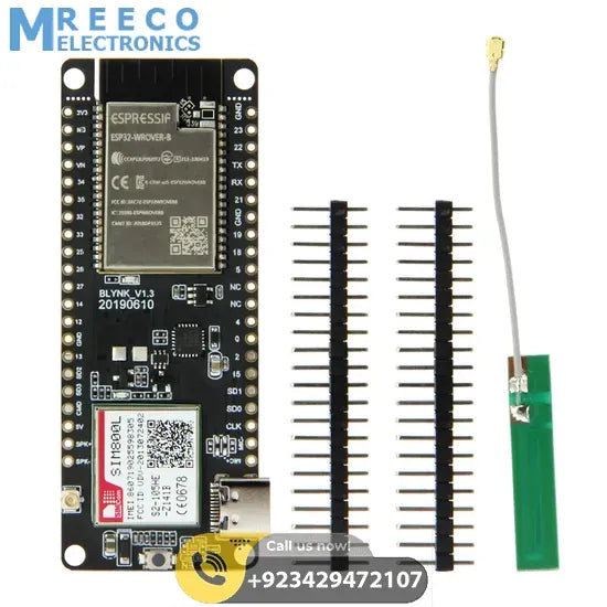 T-Call V1.3 ESP32 SIM800L GSM Module - Front View