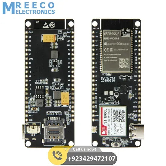 T-Call V1.3 ESP32 SIM800L GSM Module - Top View