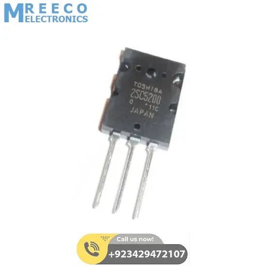 2SC5200 NPN Power Transistor - Front View