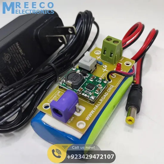 Rechargeable 7.4V Battery Pack For Arduino And Robot Power Supply With Charger - Bottom View