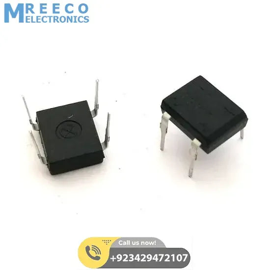 DB107 1Amp 1000V Bridge Rectifier Diode IC - Side View