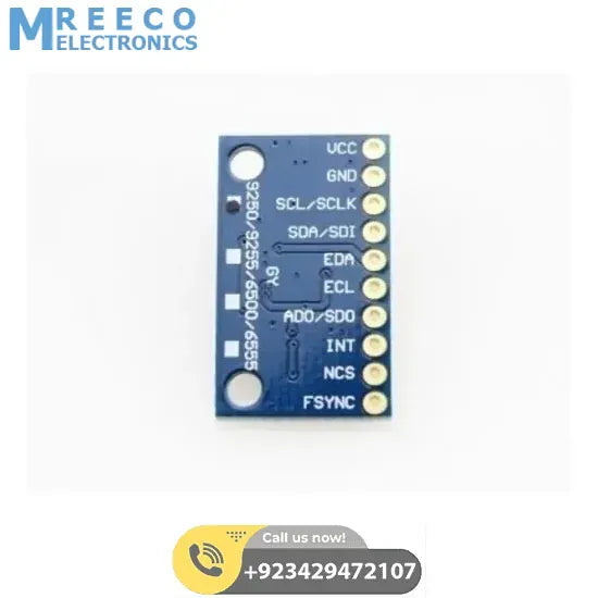9DOF 9 Axis Accelerometer Gyroscope Magnetometer Module MPU9250 - Side View