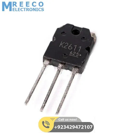 K2611 Mosfet Transistor - Front View