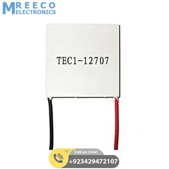 Thermoelectric Cooler Heat Sink Cooling Peltier Module TEC1-12707 DC12V 7A - Side View