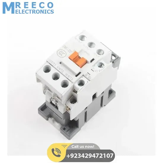 GMC 22 Magnetic AC Motors Contactor 60HZ 3P LS Series Contactor For Electrical Equipment - Side View