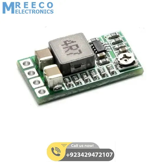 HW-613 Adjustable DC To DC Buck Converter Module 3A - Side View