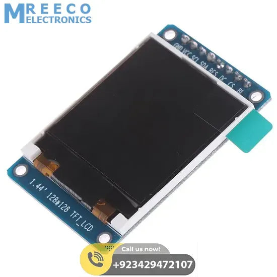 ST7735 1.44 inch 128x128 SPI TFT Color Screen LCD Display - Top View