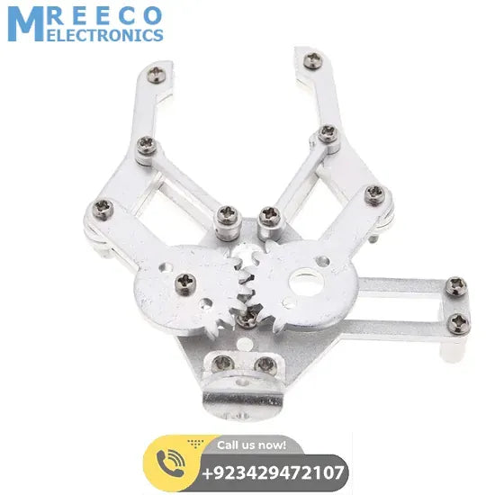 Mechanical Metal Gripper for Robot Mechanical Claw Robotic Arm Manipulator - Front View
