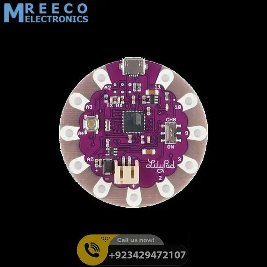 Arduino LilyPad ATmega32U4 In Pakistan - Side View