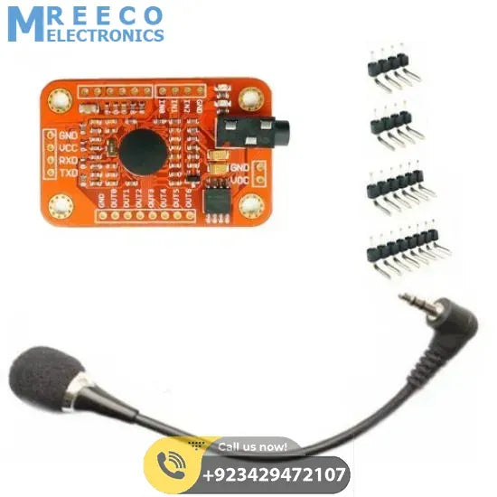 Arduino Voice Recognition Module V3 - Front View