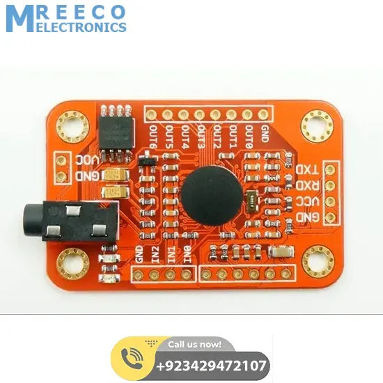 Arduino Voice Recognition Module V3 - Back View